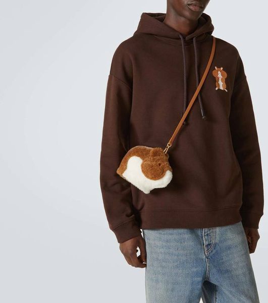 Loewe Hamster Bag in shearling
