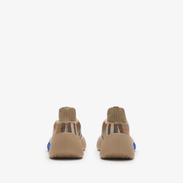 Burberry Check Knit Neptune Sneakers