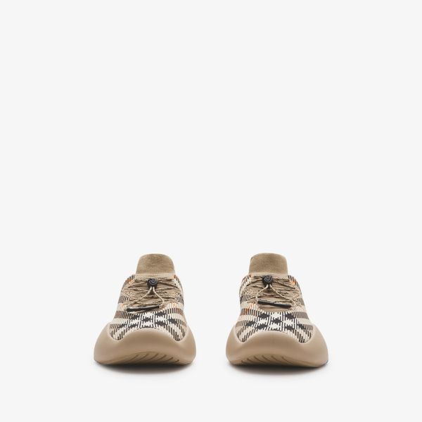 Burberry Check Knit Neptune Sneakers