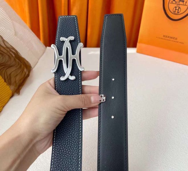 H Neo Lift belt buckle & Reversible leather strap