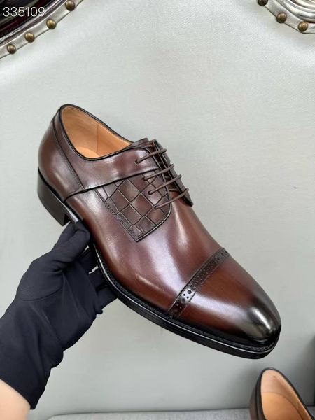 Zegna leather Oxford Shoes