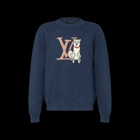 Louis Vuitton Long-Sleeved Intarsia Pullover