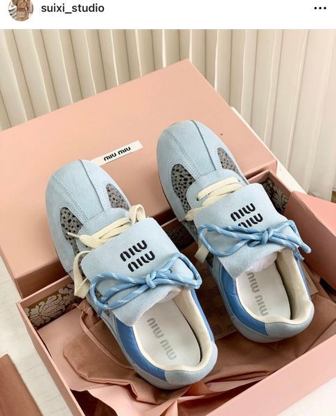 Miu Miu Suede Sneakers 1611 фото