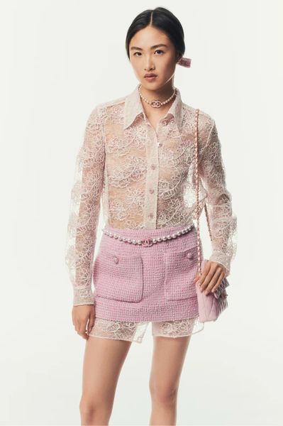 Chanel Skirt Cotton Tweed 2269 фото