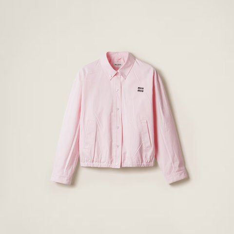 Miu Miu Poplin blouson jacket