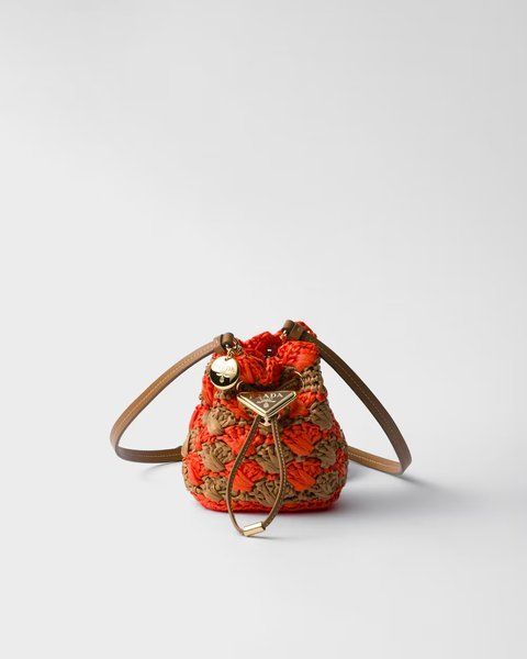 Prada Crochet mini pouch