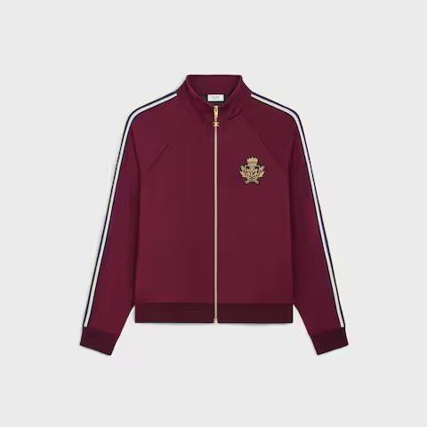 Celine blason tracksuit jacket in double face jersey