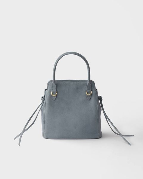 Prada Carry mini suede handbag