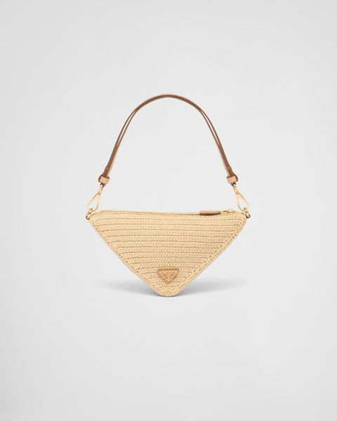 Prada Crochet and leather mini-bag
