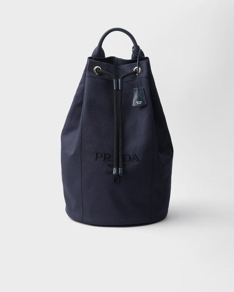 Prada Canvas drawstring duffle bag