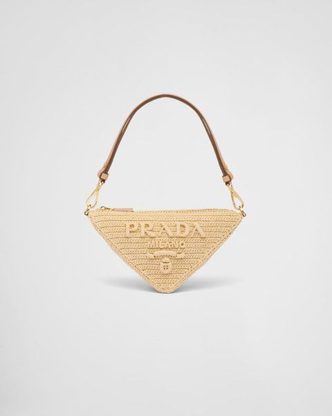 Prada Crochet and leather mini-bag