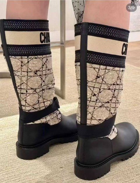 CHRISTIAN DIOR D-Major Boot Taupe  846 фото