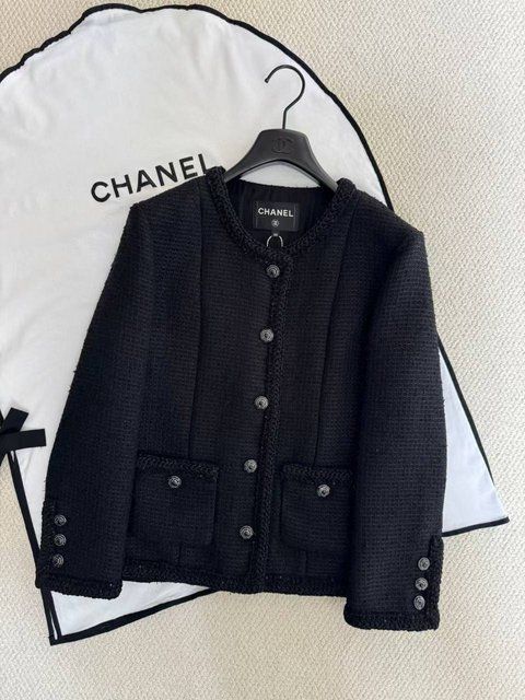 Chanel Jacket Iridescent Cotton Tweed