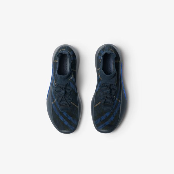 Burberry Check Knit Neptune Sneakers