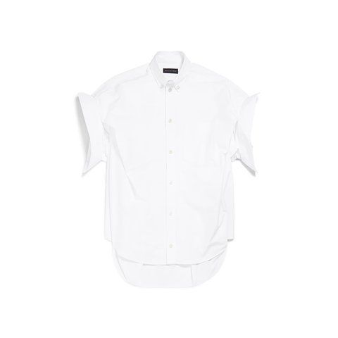 Balenciaga Women's Tucked Sleeve Shirt