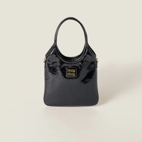 Miu Miu IVY Mini naplak patent leather bag 1332 фото