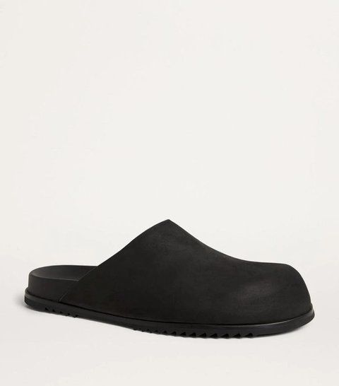 Rick Owens Suede Porterville Mules