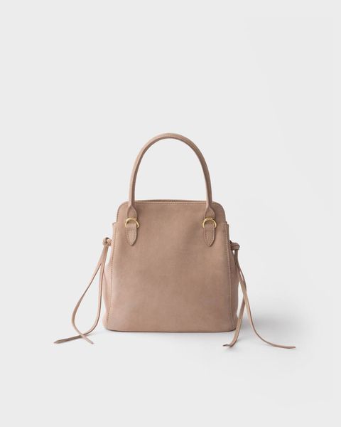 Prada Carry mini suede handbag