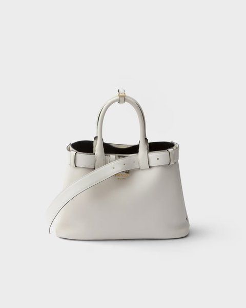 Prada Buckle small leather handbag with belt