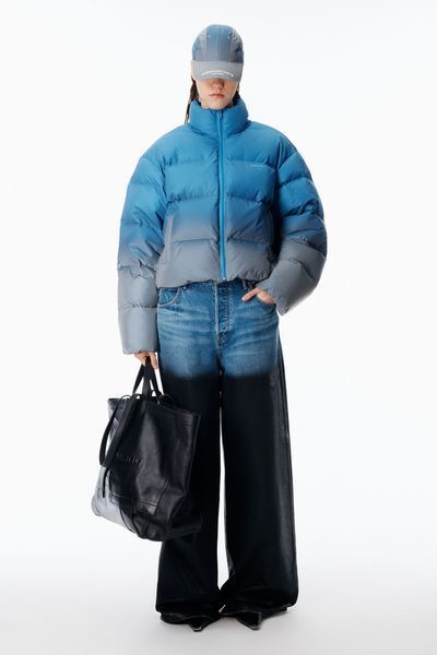 Alexander Wang Reflective Cropped Puffer 5226 фото