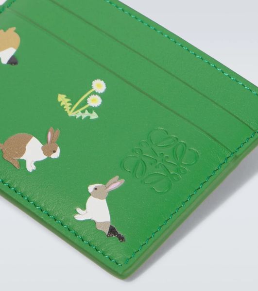 Loewe x Suna Fujita Bunny Anagram leather cardholder