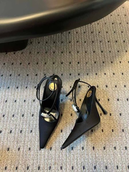 Saint Laurent Satin SLINGBACK