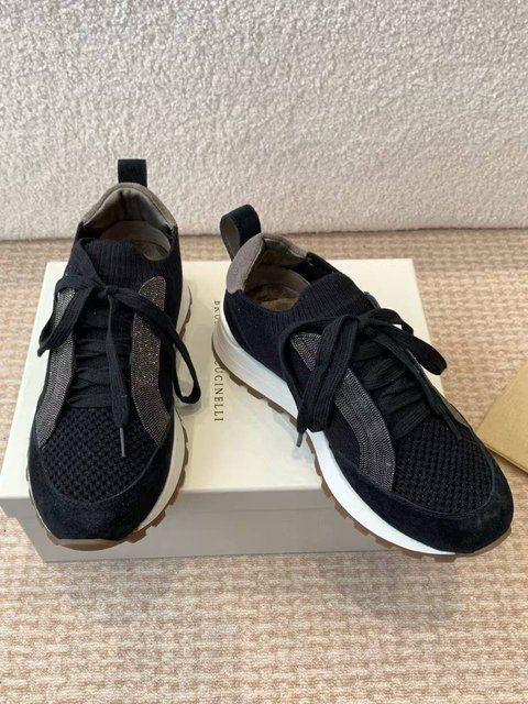 Brunello Cucinelli Lurex Knit Runner