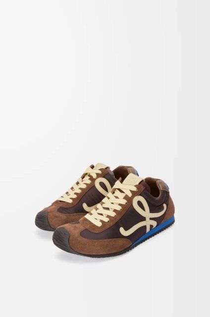 Ballet Runner 2.0 in nylon and calfskin