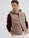 Brunello Cucinelli Bonded wool flannel down vest with detachable hood