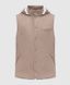 Brunello Cucinelli Bonded wool flannel down vest with detachable hood