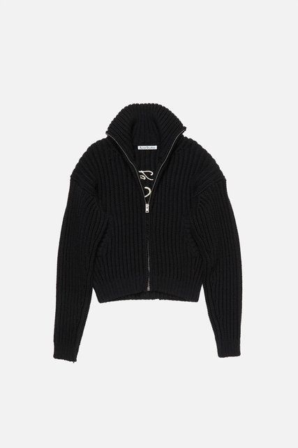 Acne Studios Wool zip cardigan