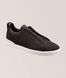 Zegna Triple Stitch Suede Sneakers