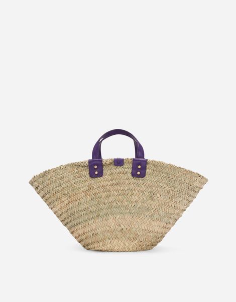 Dolce & Gabbana Straw Kendra bag with embroidery 2331 фото