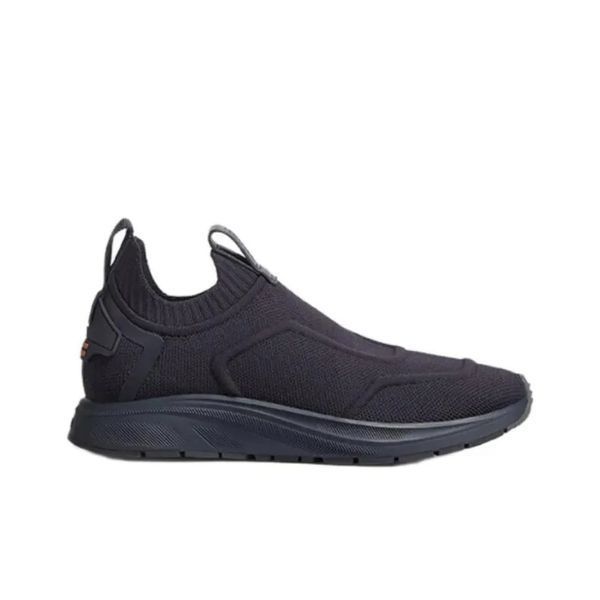 ZEGNA Black Techmerino Sock Slip-on Sneakers