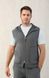 Brunello Cucinelli Techno cotton French terry hooded vest with piping 2736 фото 2