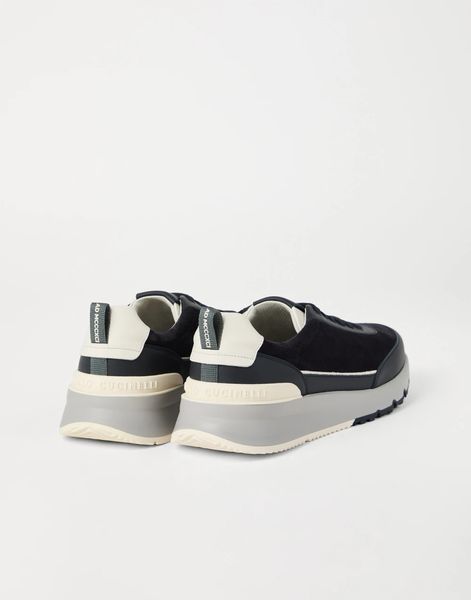 Brunello Cucinelli panelled low-top sneakers