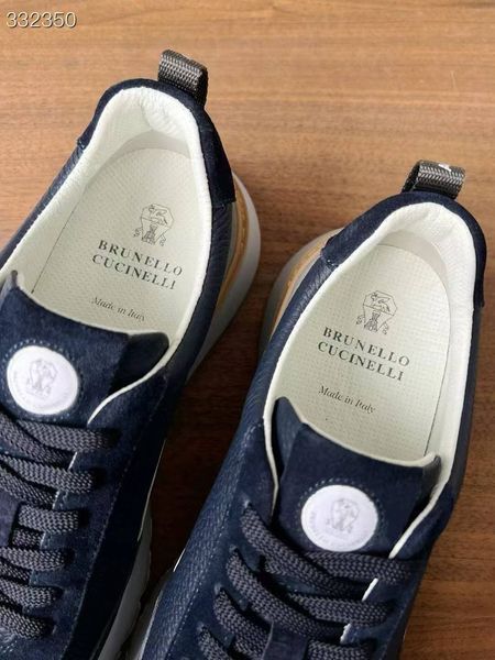 Brunello Cucinelli panelled low-top sneakers