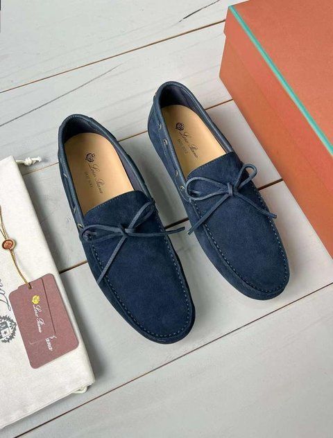 Loro Piana Dot Sole Walk Loafer Ox Leather