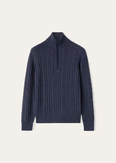 Loro Piana Treccia Jumper Baby Cashmere