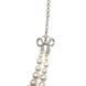Vivienne Westwood Diamond bow and pearl double-row choker