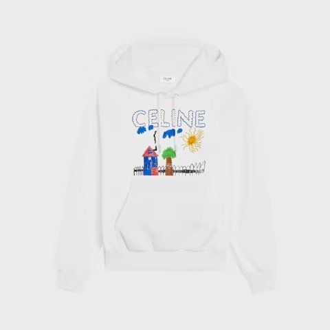 Celine hoodie 70's MOLLETON COTON