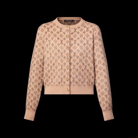 Louis Vuitton Brushed Monogram Cardigan
