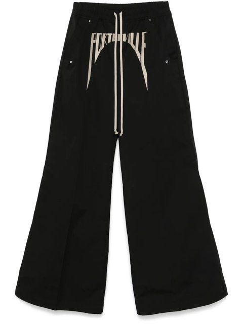 Rick Owens Porterville Wide Bela Pants 2136 фото