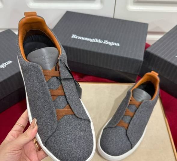 Zegna Triple Stitch Sneakers