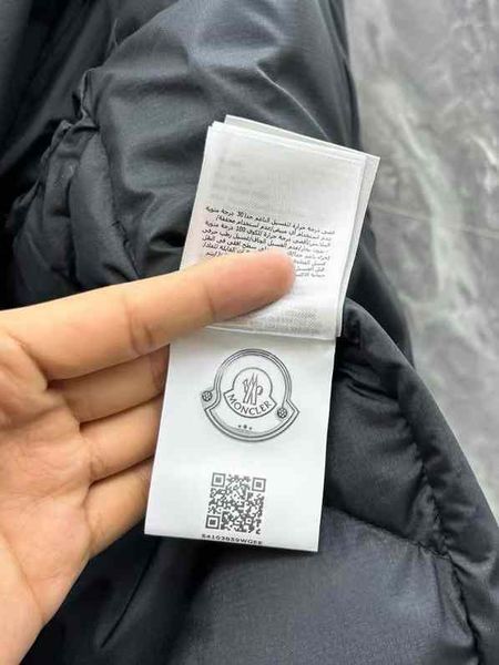 Куртка чоловіча чорна Moncler 582 фото