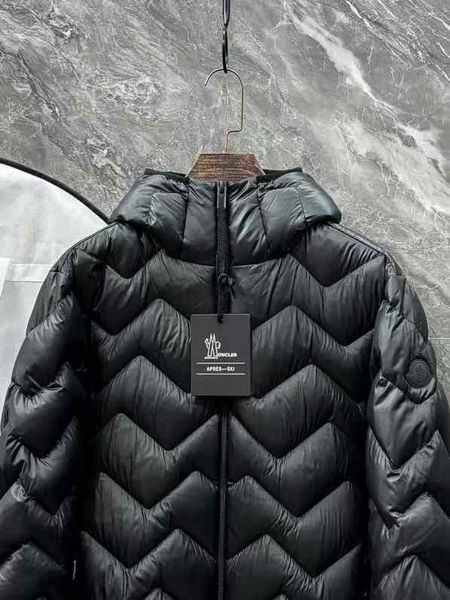Куртка чоловіча чорна Moncler 582 фото