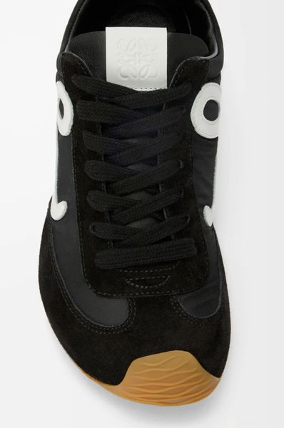 Ballet Runner 2.0 in nylon and calfskin