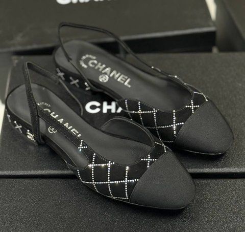 Chanel Sandals Suede Goatskin & Grosgrain 2999 фото