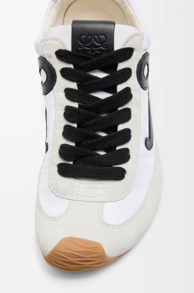 Ballet Runner 2.0 in nylon and calfskin