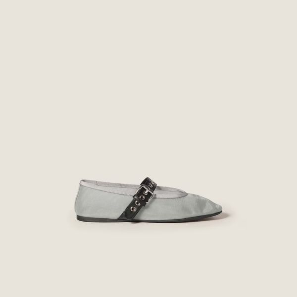 Miu Miu Mesh fabric ballerinas 2650 фото
